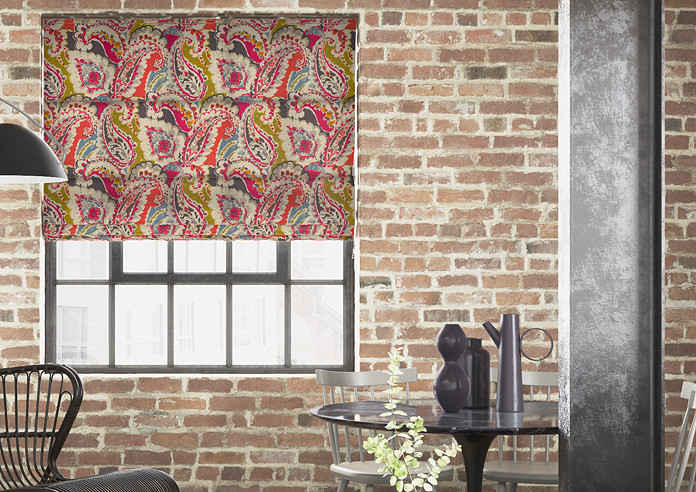Aretha, Red - Roman Blind - Image 3